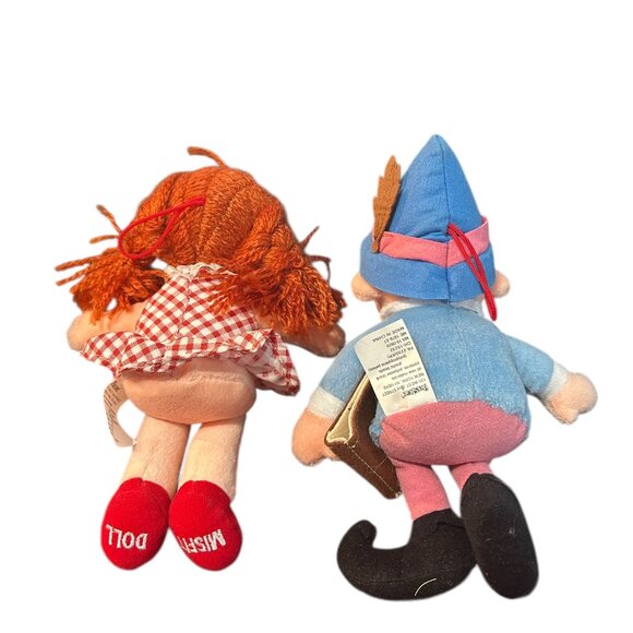 Land of Misfit Toys 8" Plush Prestige 2000 Dolly & Hermey the Elf Rudolph Santa - Picture 5 of 6